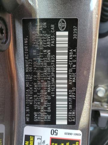 VIN 4T1C31AK3PU057835 2023 Toyota Camry, LE no.12