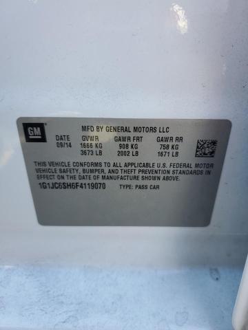 2015 CHEVROLET SONIC - 1G1JC6SH6F4119070