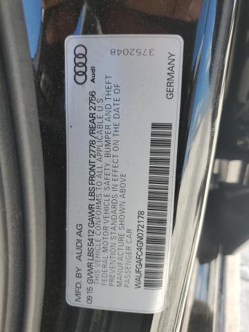 2016 AUDI A6 PREMIUM - WAUFGAFC4GN072178