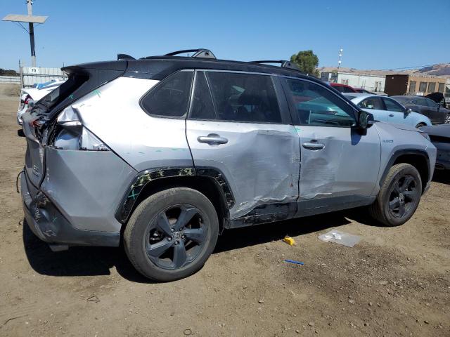 TOYOTA RAV4 XSE 2021 silver  hybrid engine 4T3E6RFV6MU053802 photo #4