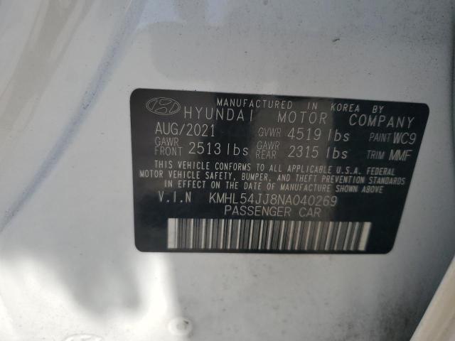 2022 HYUNDAI SONATA HYB - KMHL54JJ8NA040269