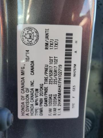 2015 HONDA CR-V SE - 2HKRM4H41FH102719