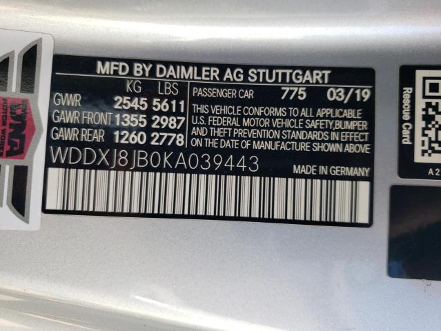 2019 MERCEDES-BENZ S 63 AMG - WDDXJ8JB0KA039443