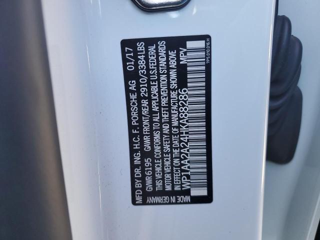 2017 PORSCHE CAYENNE - WP1AA2A24HKA88286