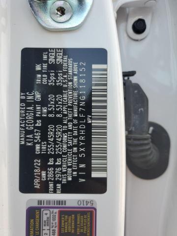 2022 KIA SORENTO EX - 5XYRHDLF7NG118152