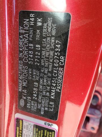 2020 KIA STINGER GT - KNAE45LCXL6075347