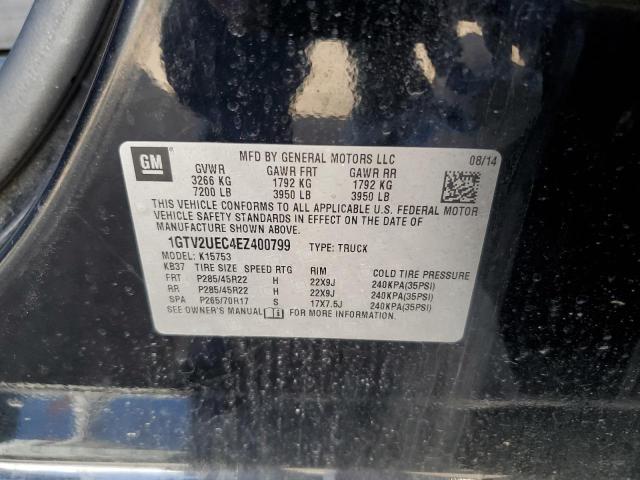 VIN 1GTV2UEC4EZ400799 2014 GMC Sierra, K1500 Sle no.12