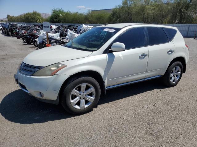 NISSAN MURANO SL 2006 white  gas JN8AZ08T96W422271 photo #1