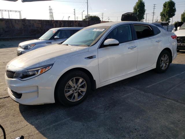 KIA OPTIMA LX 2018 white  gas 5XXGT4L32JG214099 photo #1