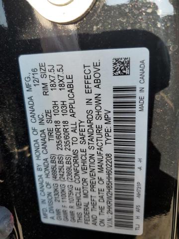 2017 HONDA CR-V EXL - 2HKRW2H85HH602208
