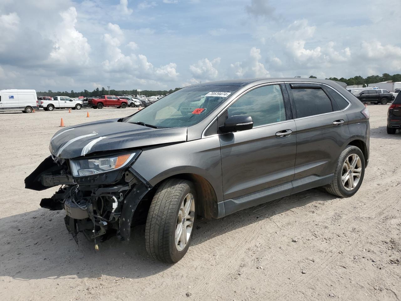 Lot #2857778986 2018 FORD EDGE TITAN