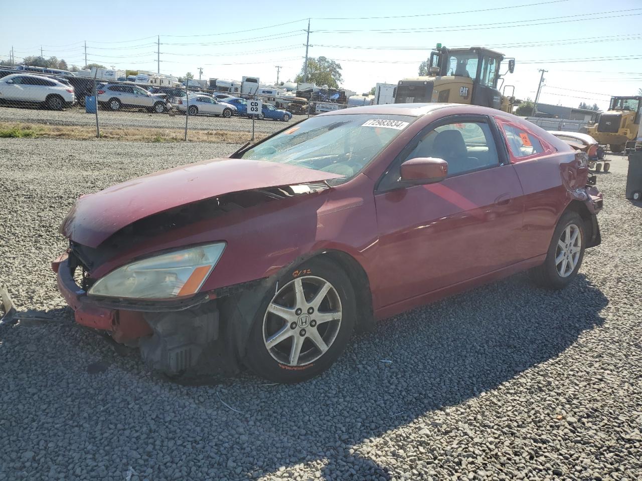 Lot #2913033788 2003 HONDA ACCORD EX