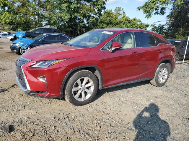 LEXUS RX 350 BAS 2017 red  gas 2T2BZMCA3HC122844 photo #1