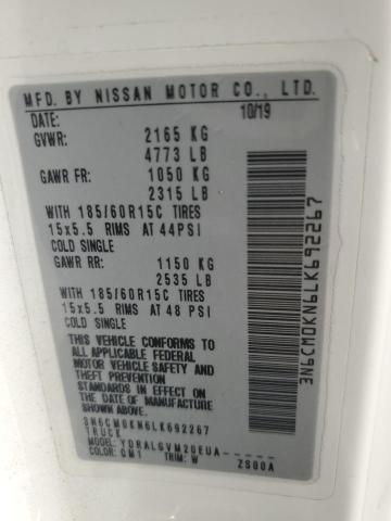 VIN 3N6CM0KN6LK692267 2020 NISSAN NV no.13