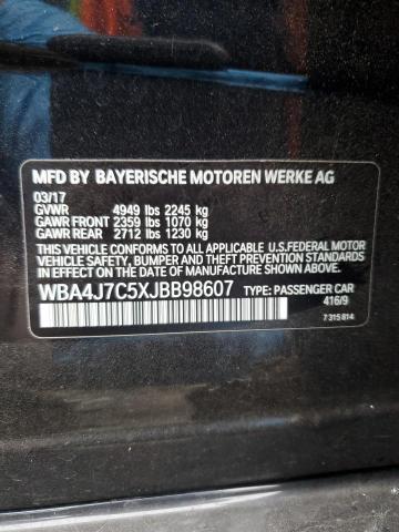 2018 BMW 440XI GRAN - WBA4J7C5XJBB98607
