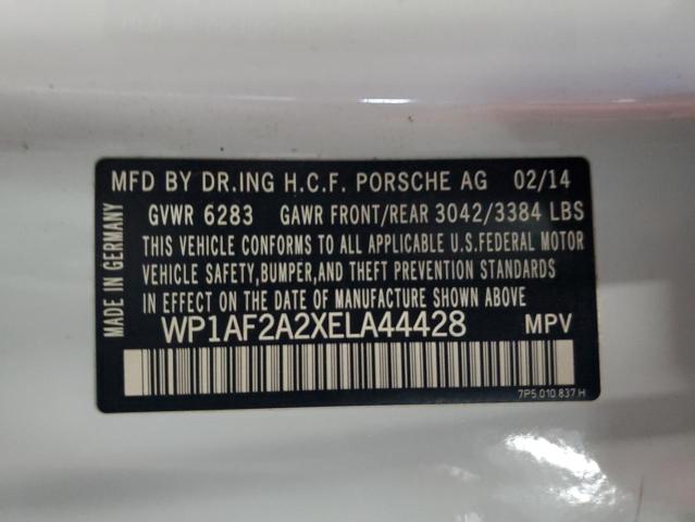 VIN WP1AF2A2XELA44428 2014 Porsche Cayenne no.14