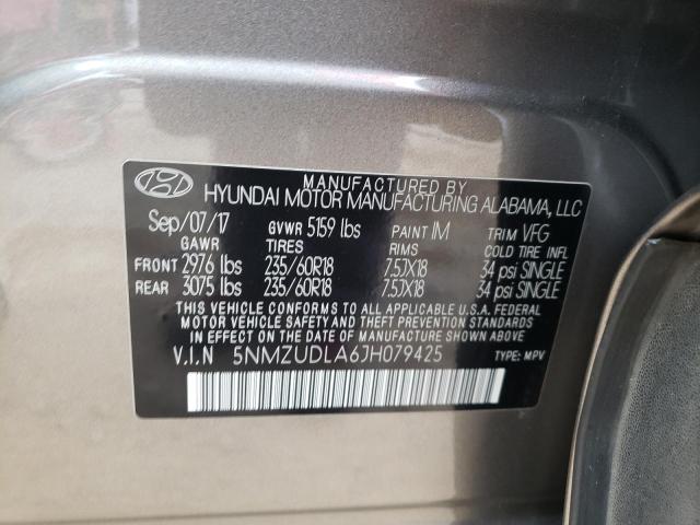2018 HYUNDAI SANTA FE S - 5NMZUDLA6JH079425