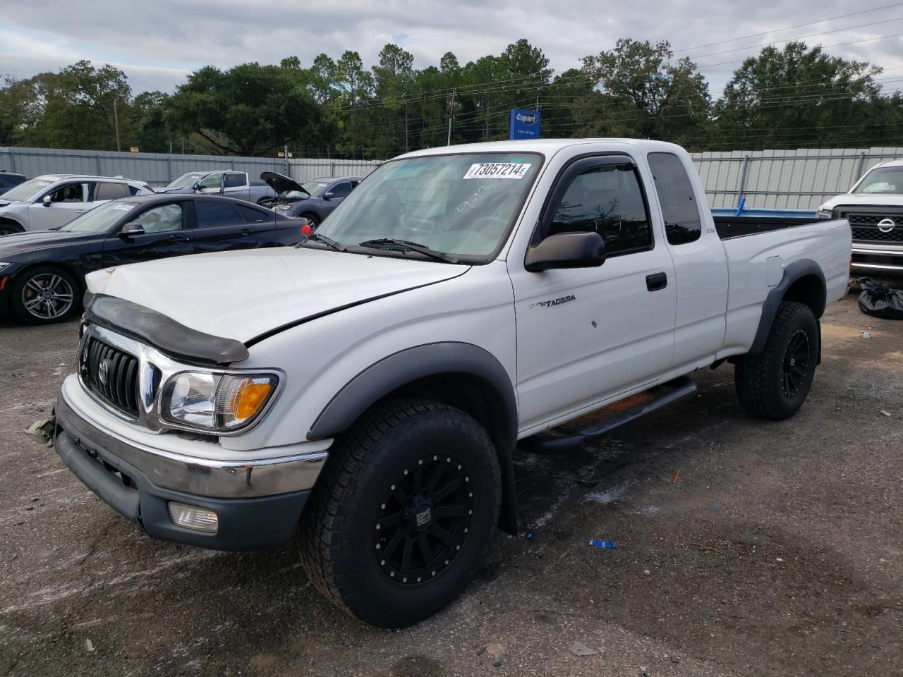 TOYOTA TACOMA XTR 2001 white  gas 5TESM92N31Z736216 photo #1