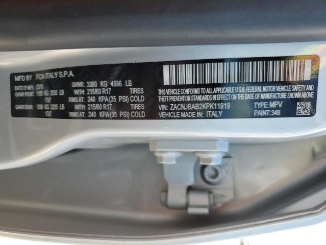 2019 JEEP RENEGADE S - ZACNJBAB2KPK11919