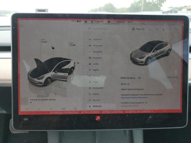 2023 TESLA MODEL 3 5YJ3E1EA7PF563242
