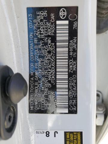 VIN JTDKN3DU6D5672324 2013 Toyota Prius no.13