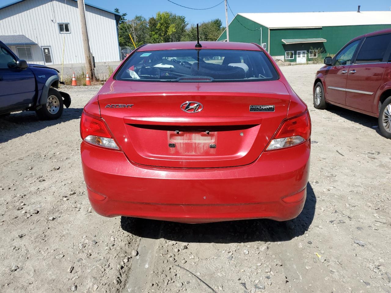 Lot #2874468825 2015 HYUNDAI ACCENT GLS