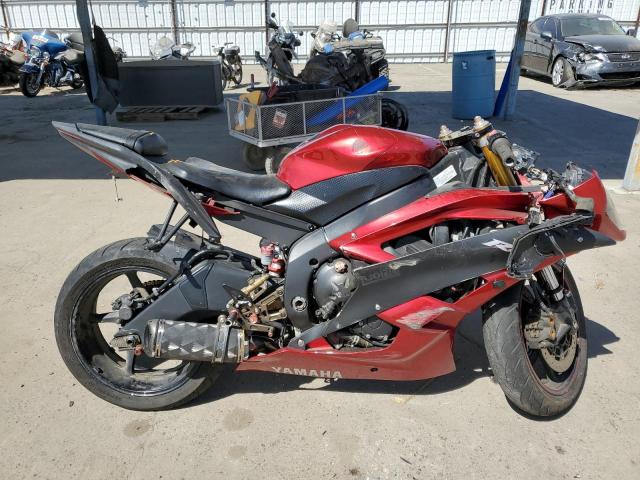 YAMAHA YZFR6 L 2007 red  gas JYARJ12Y67A003580 photo #1