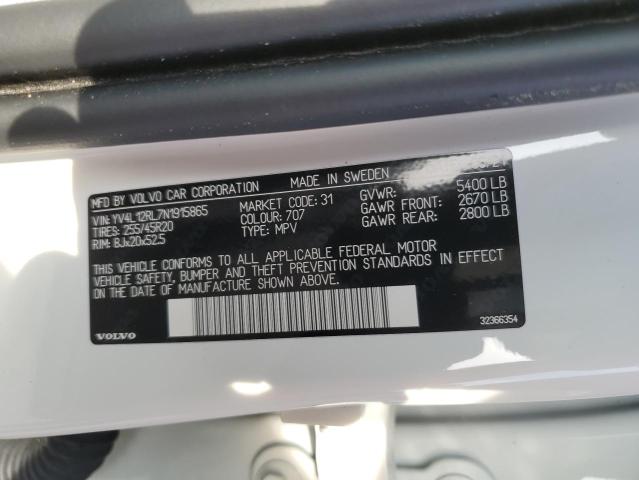 2022 VOLVO XC60 B5 IN YV4L12RL7N1915865