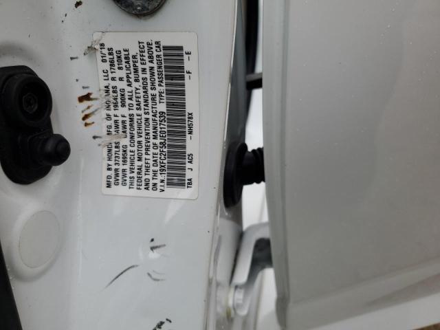 2018 HONDA CIVIC LX - 19XFC2F58JE017539