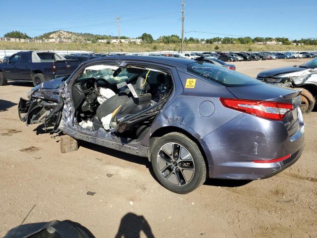 KIA OPTIMA HYB 2011 blue  hybrid engine KNAGM4AD5B5000428 photo #3