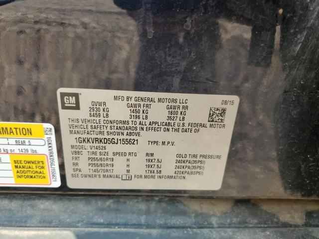 2016 GMC ACADIA SLT - 1GKKVRKD5GJ155621