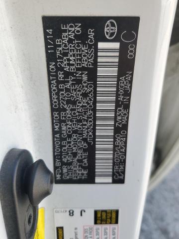 2015 TOYOTA PRIUS - JTDKN3DU3F0426301