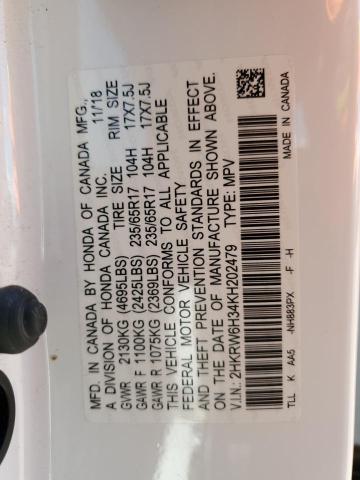 2019 HONDA CR-V LX - 2HKRW6H34KH202479