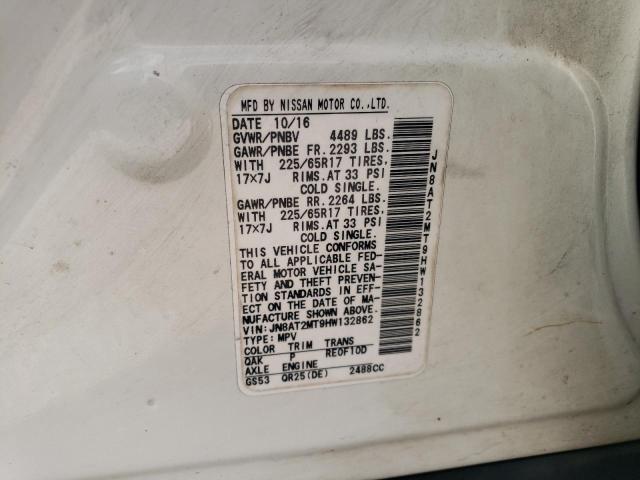 2017 NISSAN ROGUE S - JN8AT2MT9HW132862