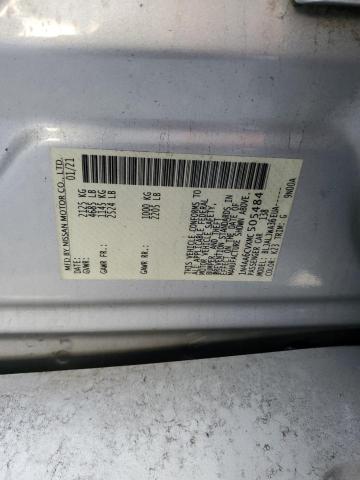 2021 NISSAN MAXIMA SV - 1N4AA6CVXMC505484