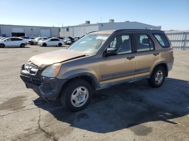 HONDA CR-V LX 2002 gold  gas JHLRD68412C014905 photo #1