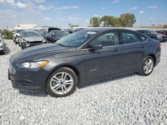 VIN 3FA6P0UU8JR145166 2018 Ford Fusion, S Hybrid no.1