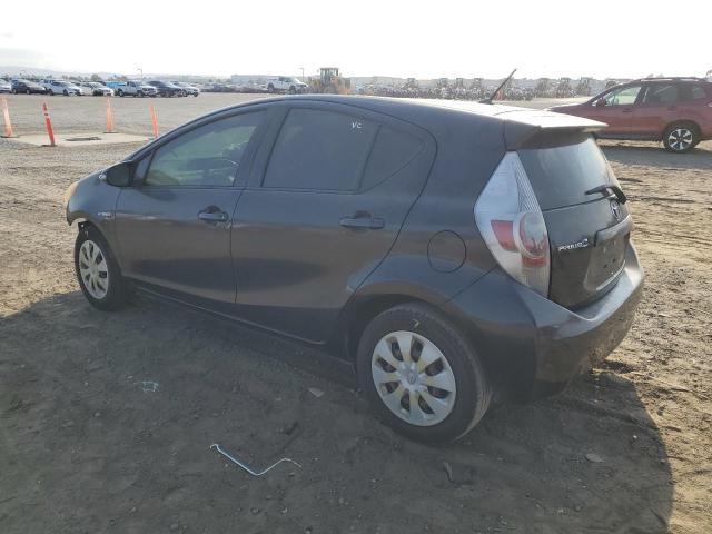 TOYOTA PRIUS C 2012 black  hybrid engine JTDKDTB39C1500551 photo #3