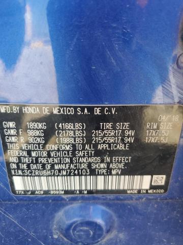 2018 HONDA HR-V EXL - 3CZRU6H70JM724103