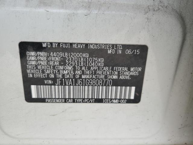 VIN JF1VA1J61G9808770 2016 Subaru WRX, Limited no.12