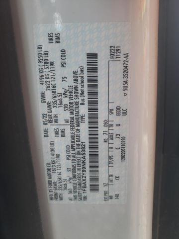 2022 FORD TRANSIT T- - 1FBAX2Y89NKA53821