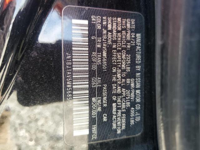 2021 NISSAN ROGUE SPOR - JN1BJ1AV5MW568501