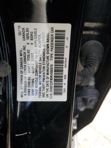 2019 HONDA CIVIC SPOR - 2HGFC2F80KH566976