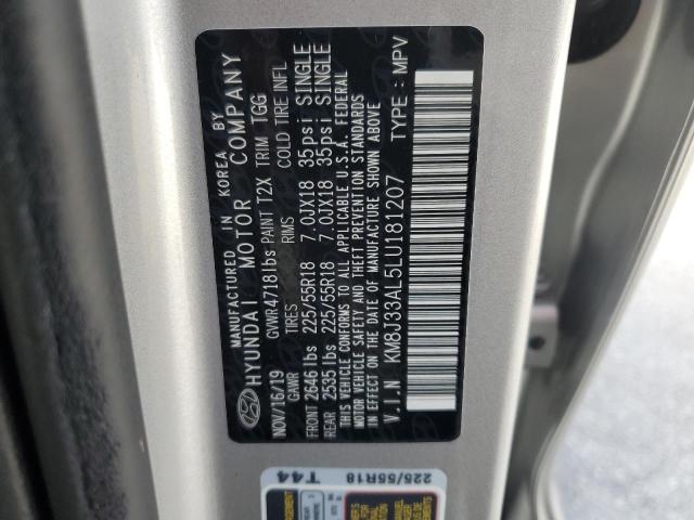 2020 HYUNDAI TUCSON LIM - KM8J33AL5LU181207