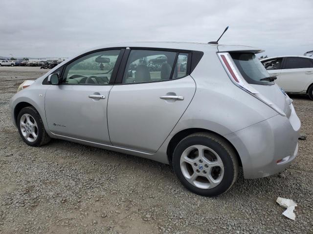 NISSAN LEAF SV 2012 blue hatchbac electric JN1AZ0CPXCT018045 photo #3