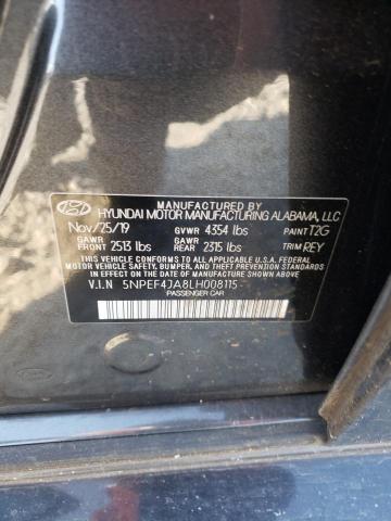 2020 HYUNDAI SONATA SEL - 5NPEF4JA8LH008115