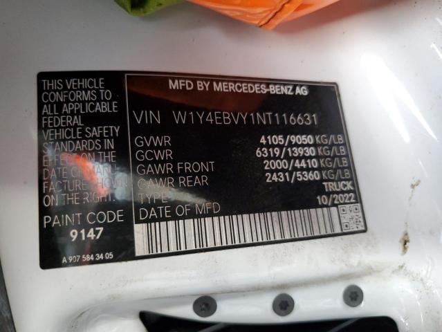 2022 MERCEDES-BENZ SPRINTER 2 - W1Y4EBVY1NT116631