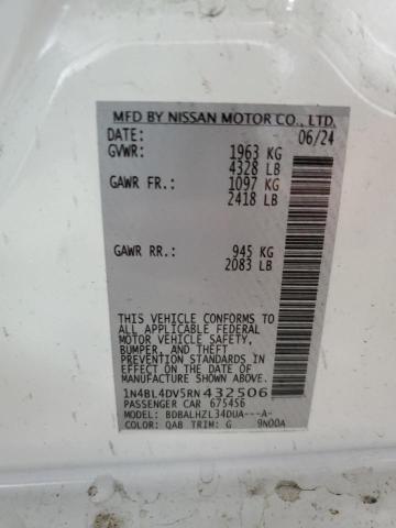 2024 NISSAN ALTIMA SV - 1N4BL4DV5RN432506