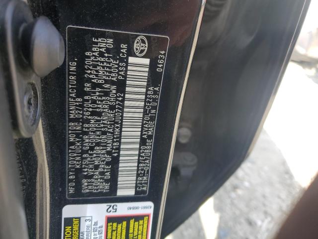 2018 TOYOTA CAMRY L - 4T1B11HKXJU077742