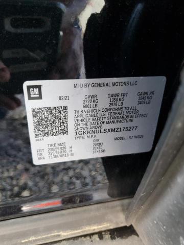 2021 GMC ACADIA SLT - 1GKKNULSXMZ175277